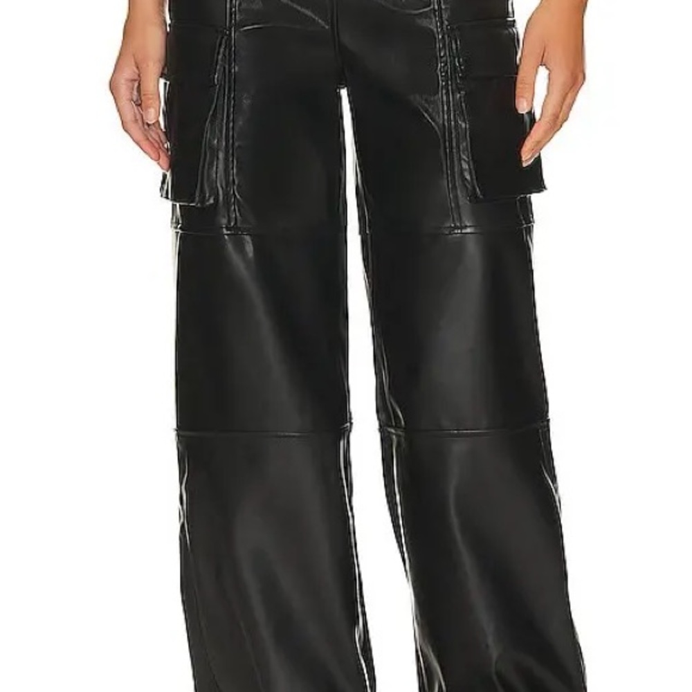 Superdown Halley Faux Leather Pant New With Tags Size S - Picture 3 of 11